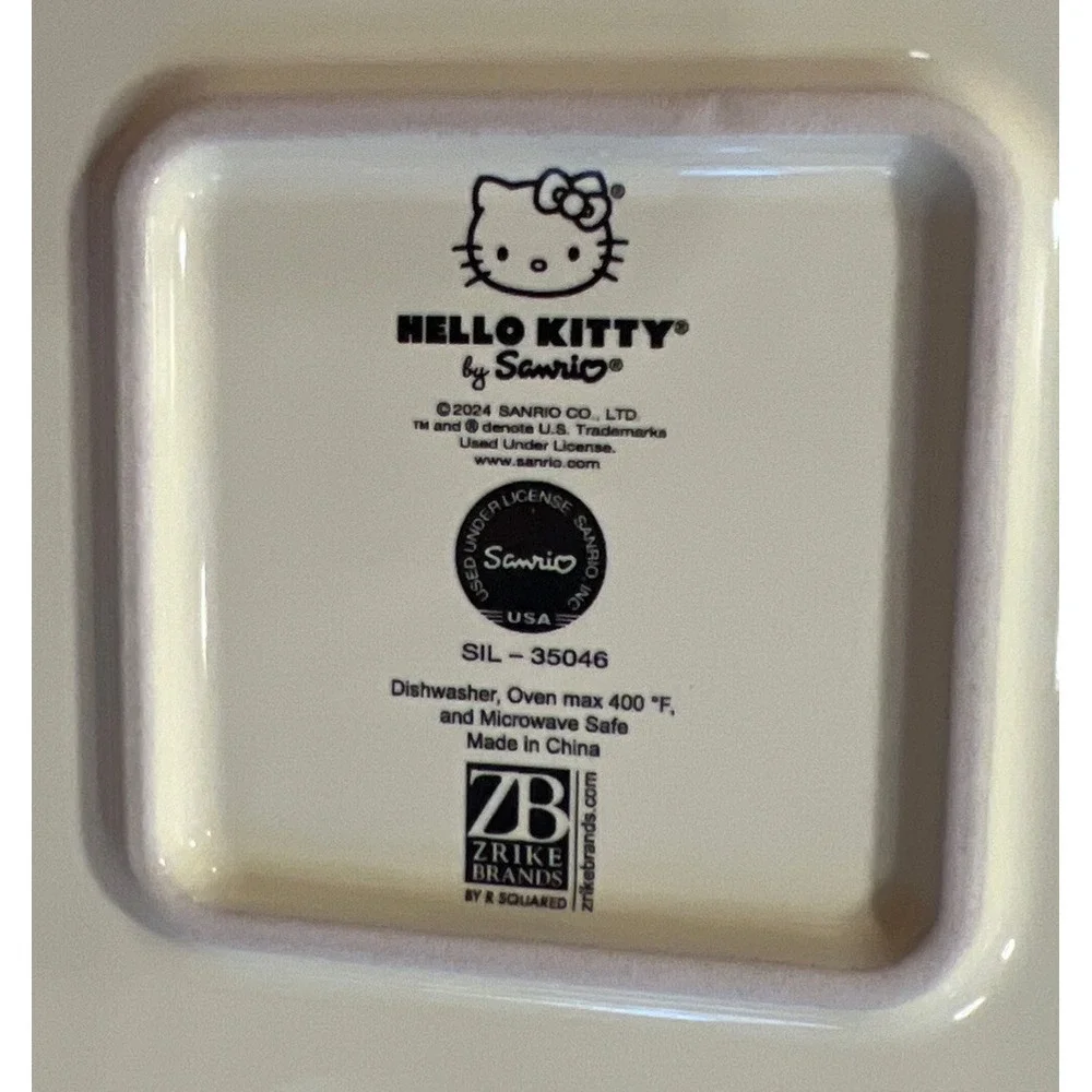 Hello Kitty Xmas Let It Snow Globe Holiday‎ 9x9 Square Baking Pan Ceramic ZRike